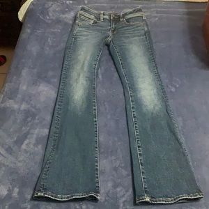 Size 00 boot cut dark denim